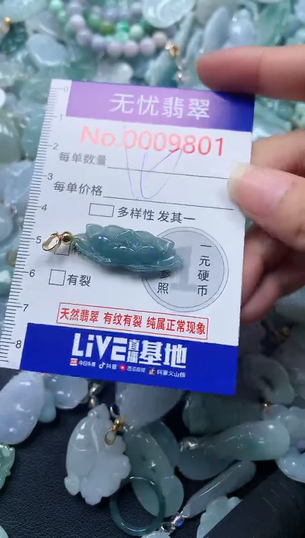 颈饰未镶嵌翡翠9801