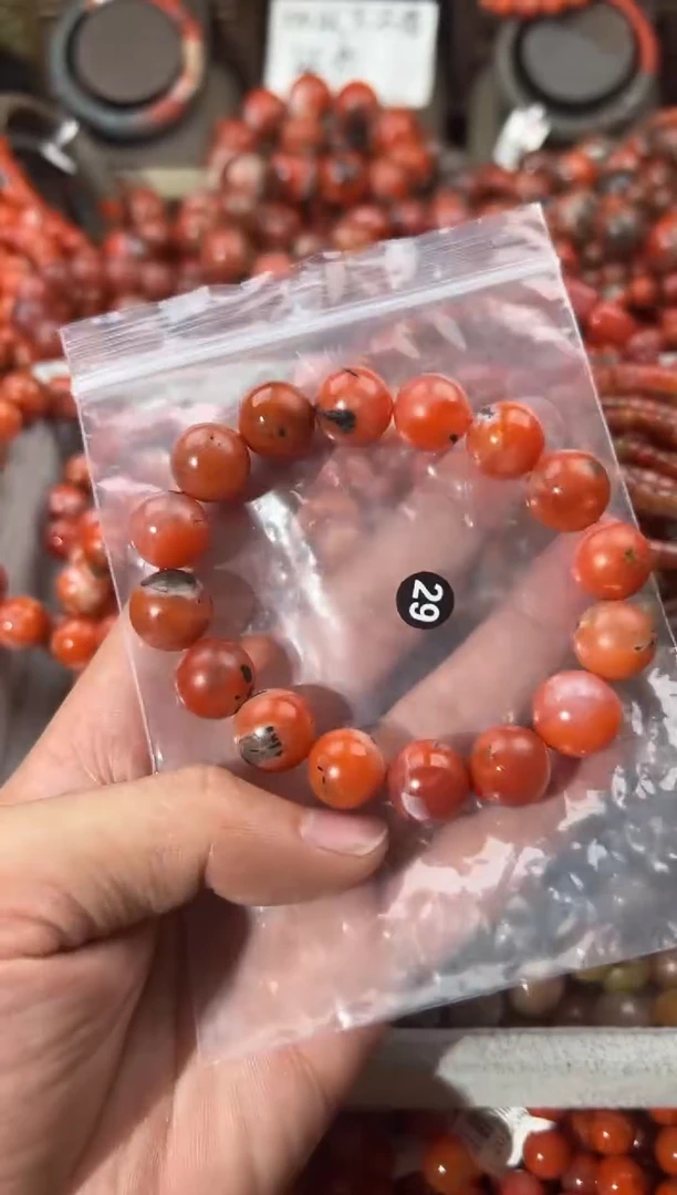 未镶嵌手串南红玛瑙13+