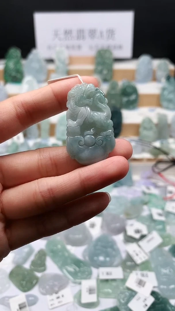 吊坠(不含链)未镶嵌翡翠31生肖虎