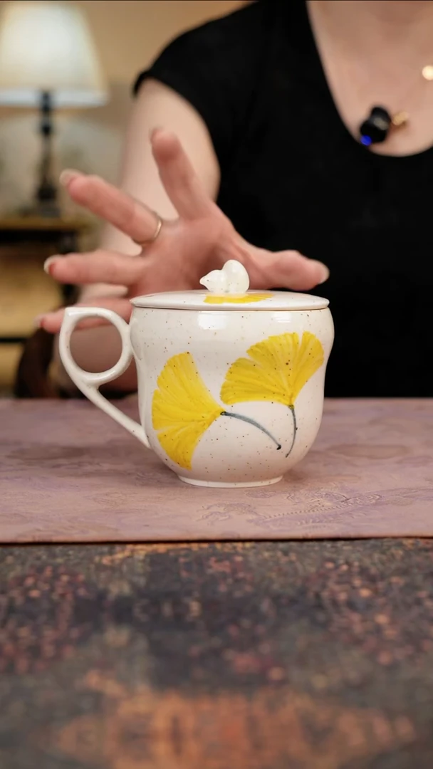 杯景德镇陶瓷杯碗柴烧多人