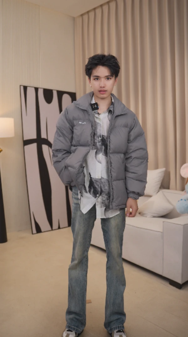 【阿桦专属】反季清仓面包服韩系男女同款羽绒服短款冬季新款55001