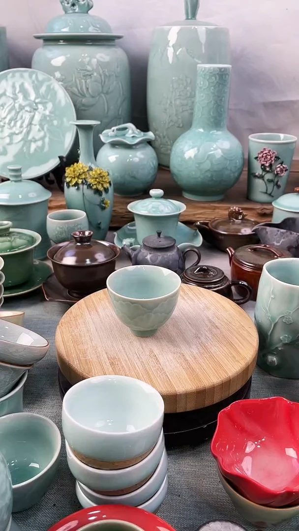 【闪购商品】纯手工 特价 微瑕 慧仙青瓷 限时福利