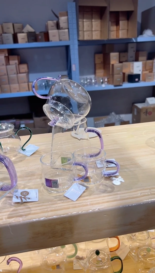 禾器-青云壶-浅紫色+瀚然浅紫+清尚杯浅紫2只