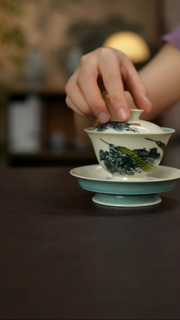 景德镇陶瓷杯碗柴烧多人