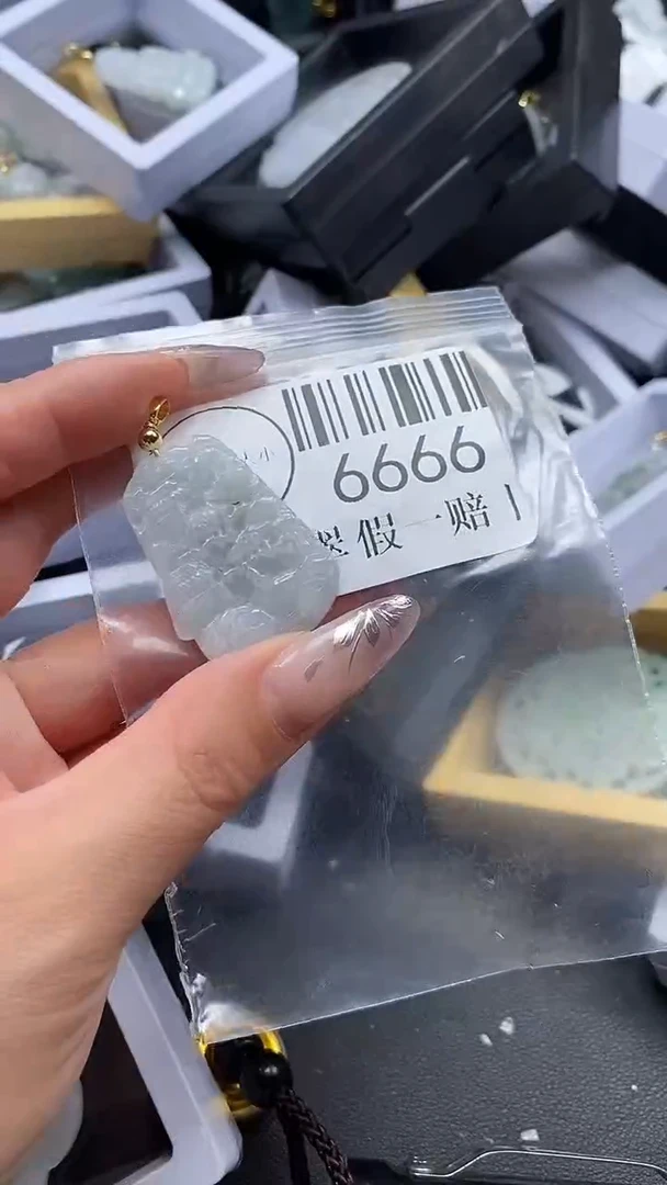 吊坠(不含链)未镶嵌翡翠6666