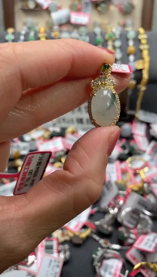 【闪购商品】翡翠戒指银S925镶嵌11111111111111  3