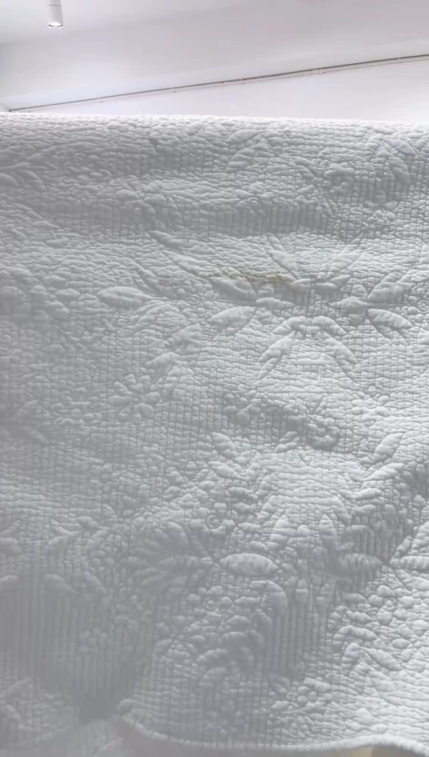 棉160*200纯棉床盖143号脏迹微瑕