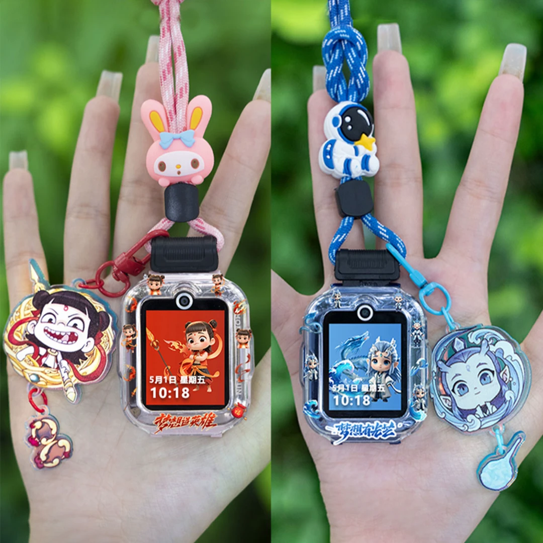 适用于华为儿童手表挂绳5活力版3Pro/4Pro立体卡通吊坠防摔保护壳