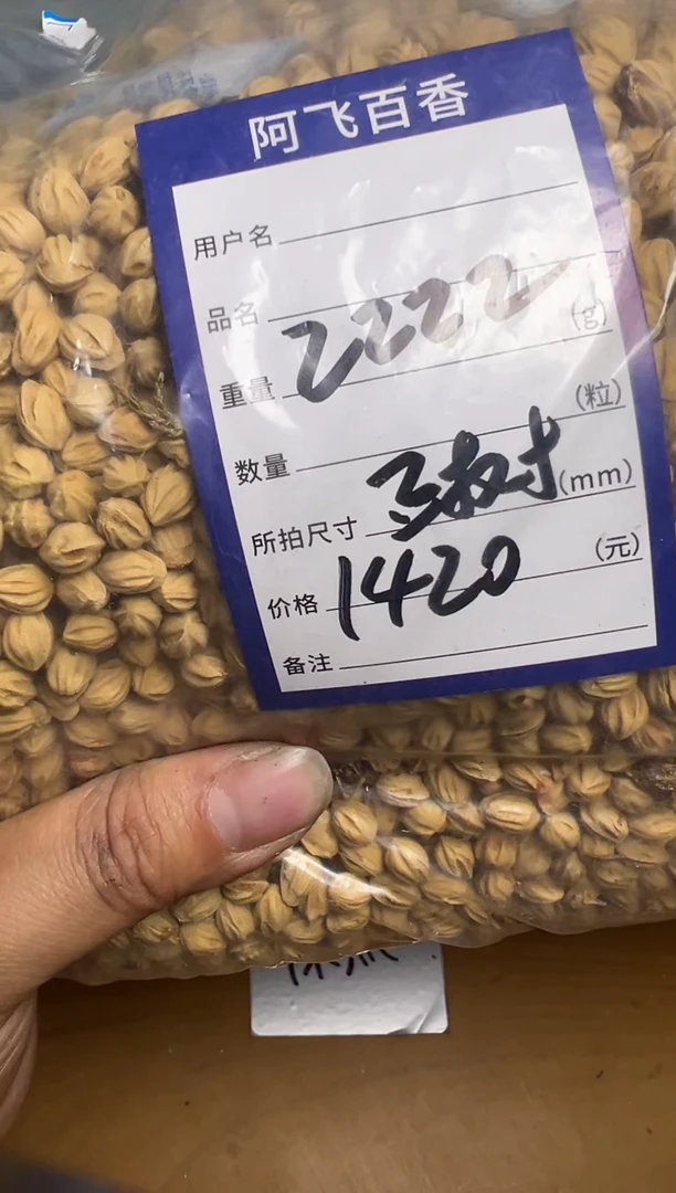 【闪购商品】柏香籽/百香籽吊坠1420