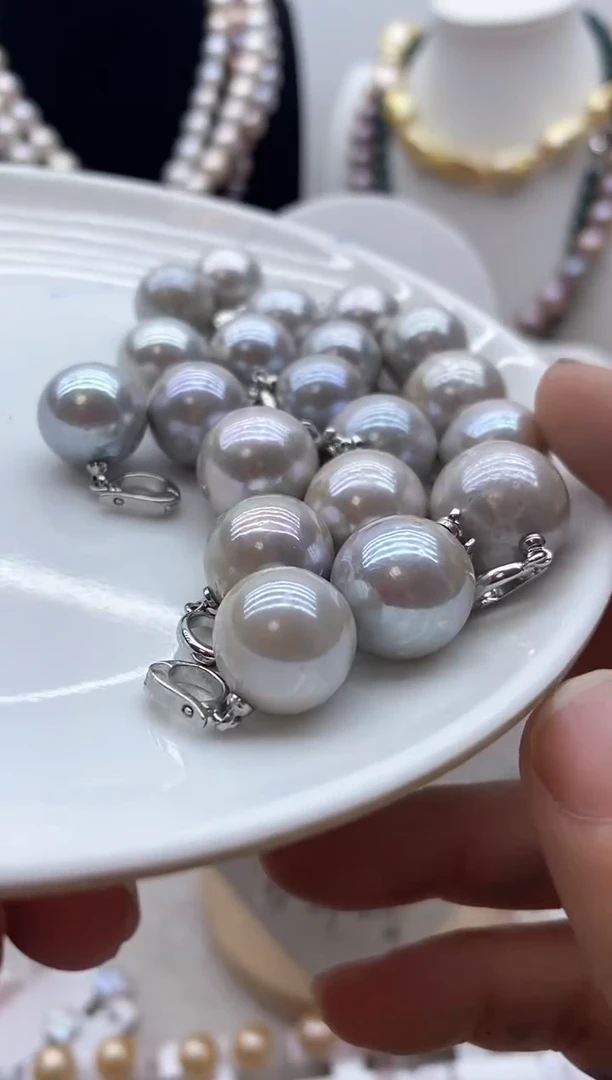 【闪购商品】淡水珍珠颈饰钛钢128