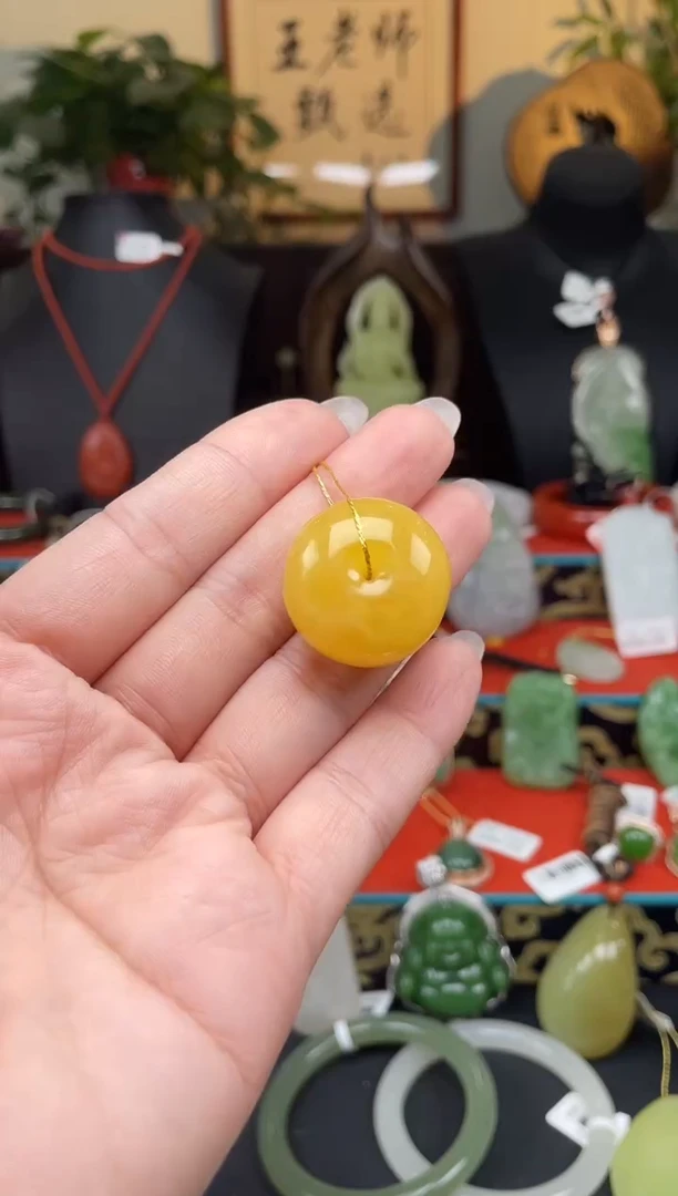 未镶嵌颈饰蜜蜡吊坠sm116多样性发其一