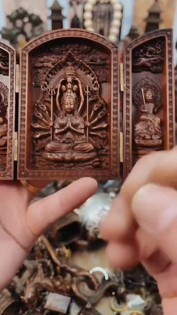 【闪购商品】黄杨木精铜工匠 独具韵味