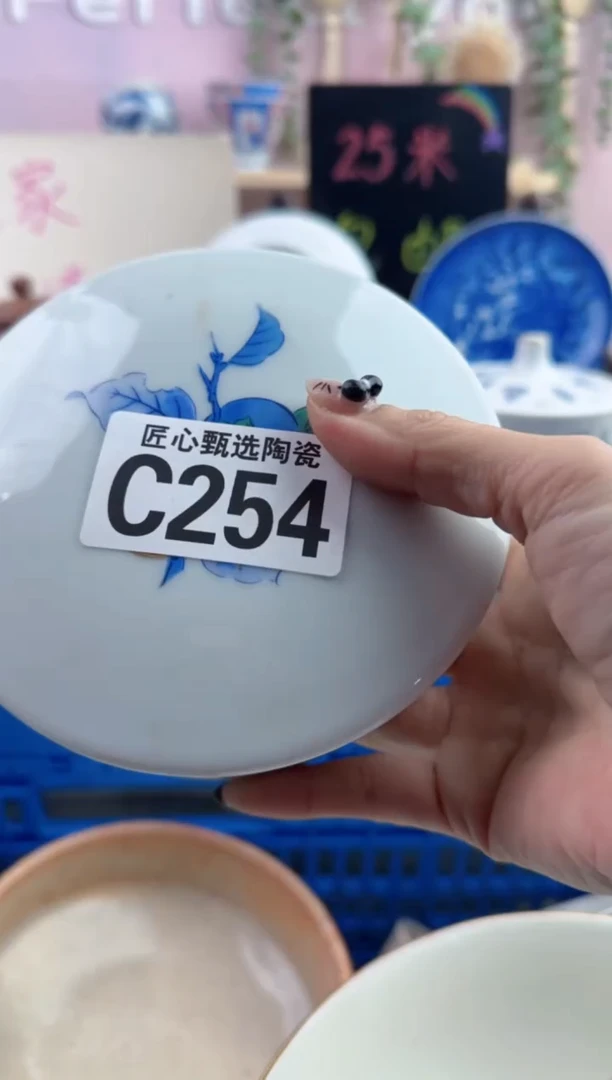 瓷片锦****像     C254