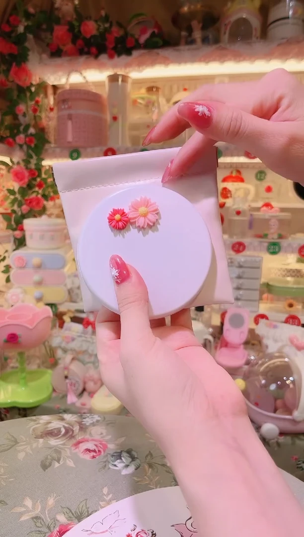 家居美物~随身镜白色~品质好发货快放心拍！