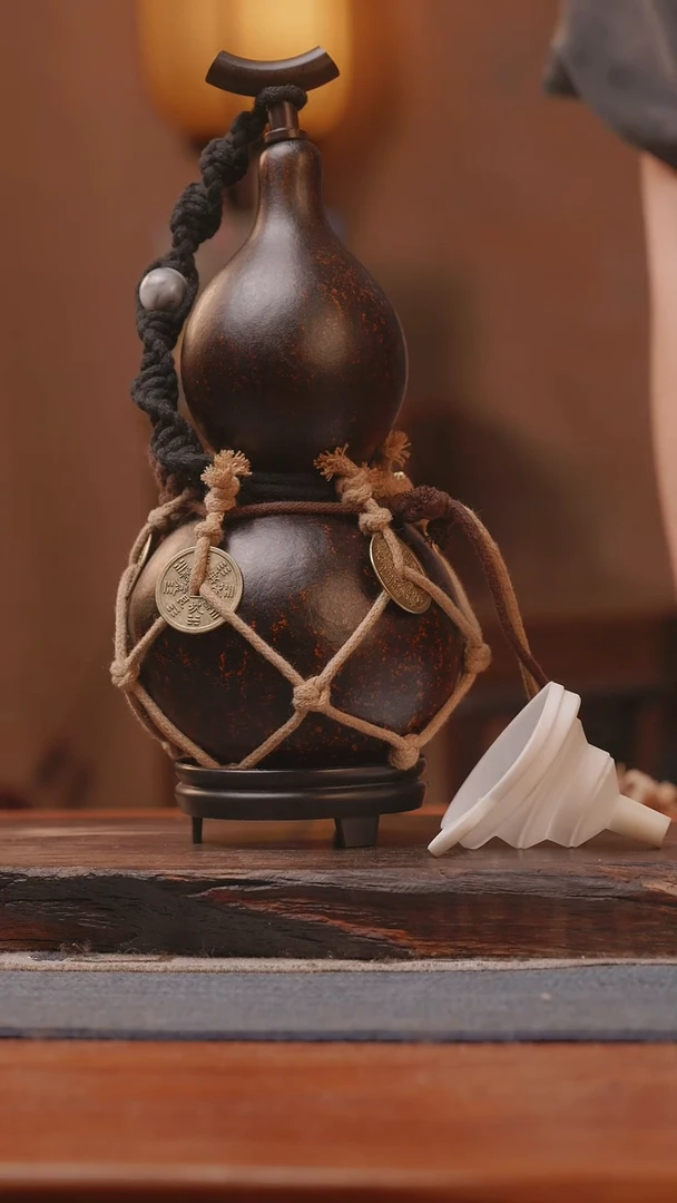 1696号精品大漆葫芦防腐防渗装水茶酒