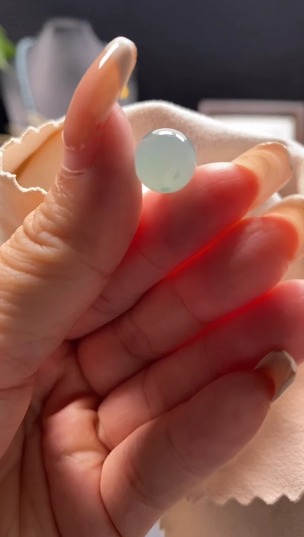 未镶嵌手链翡翠散珠卡10MM圆珠
