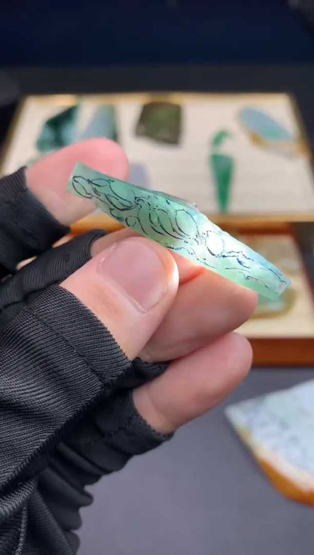 定制翡翠未镶嵌天然翡翠裸石 （含工费）