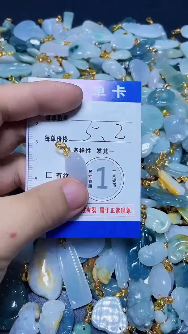 颈饰未镶嵌翡翠天然A货翡翠