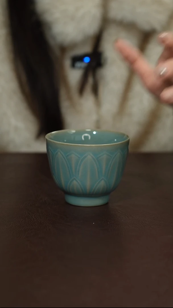 摆件陶原矿原釉汝宋汝瓷