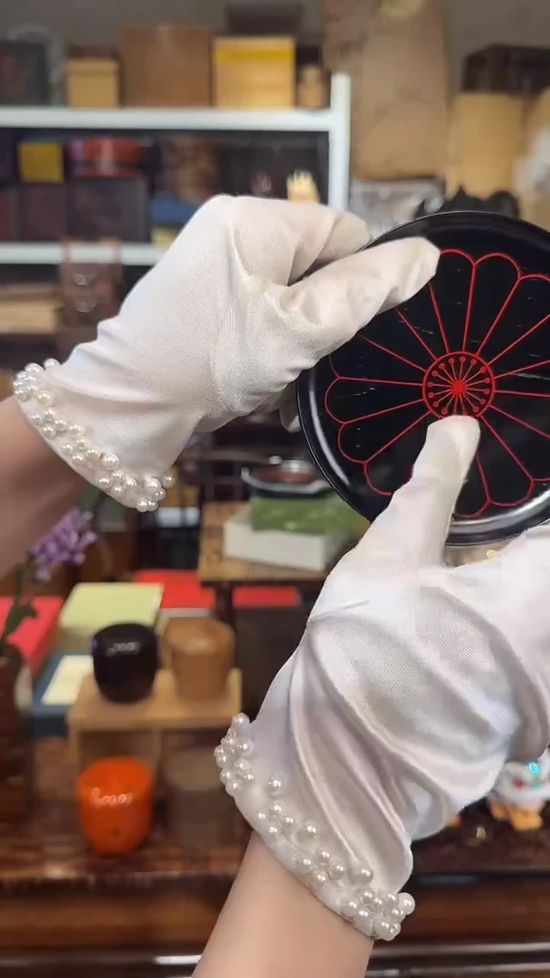 轮岛涂茶托大漆大漆