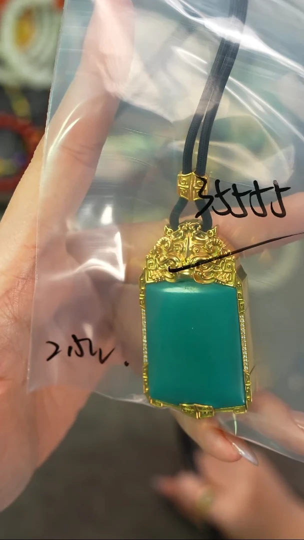 绿松石未镶嵌吊坠(赠链)军*遇见匠心品质回血