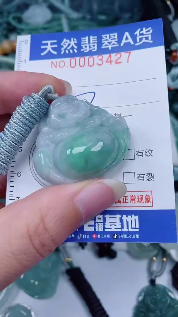 翡翠未镶嵌颈饰00003427