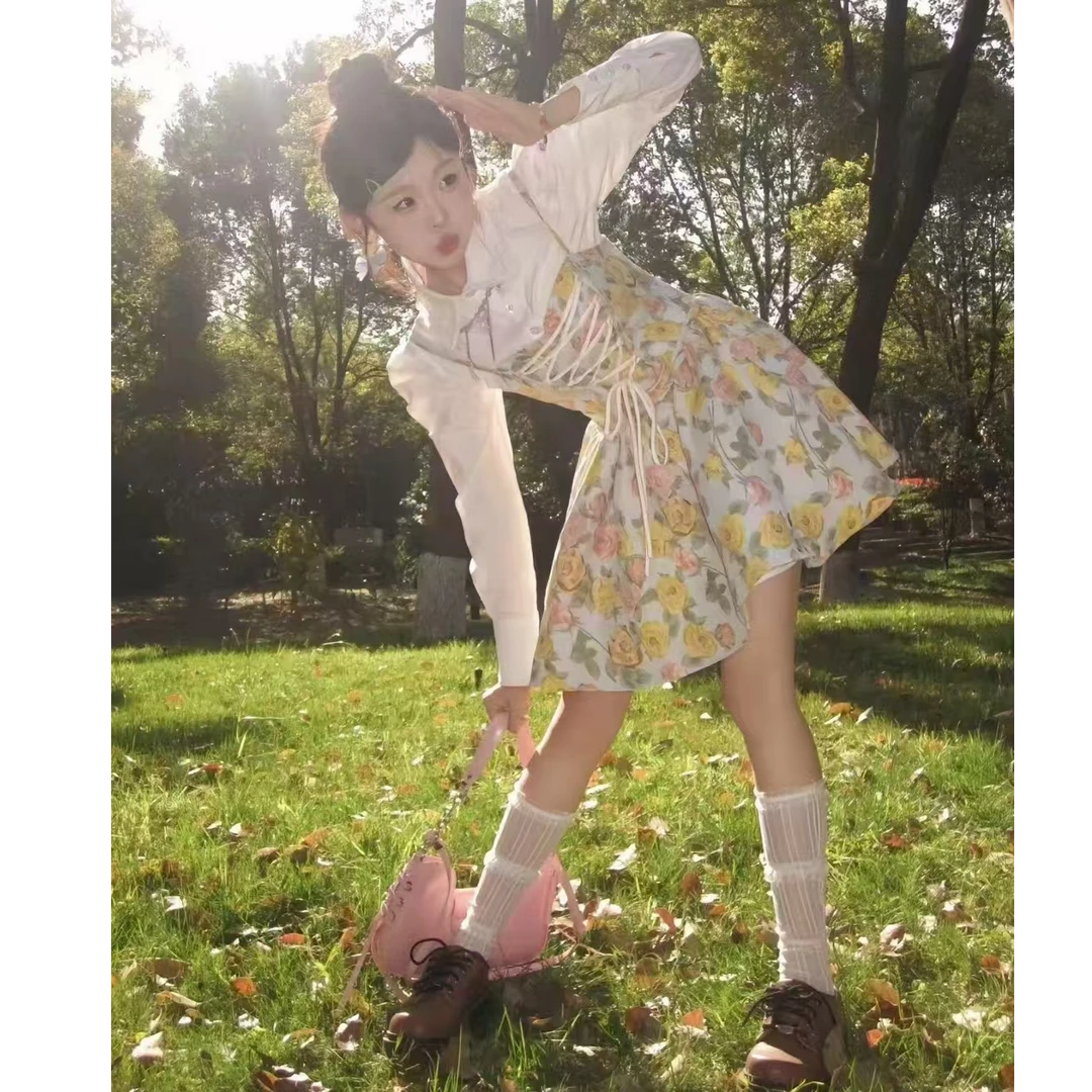 大码胖MM早春时尚简约百搭减龄连衣裙