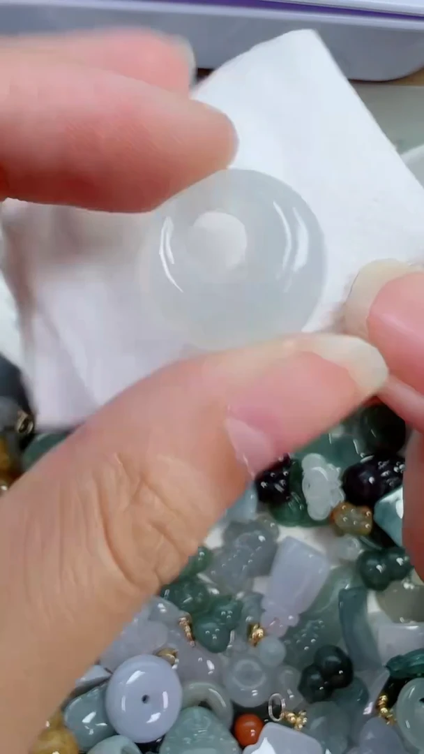 散珠翡翠357号链接，A货翡翠