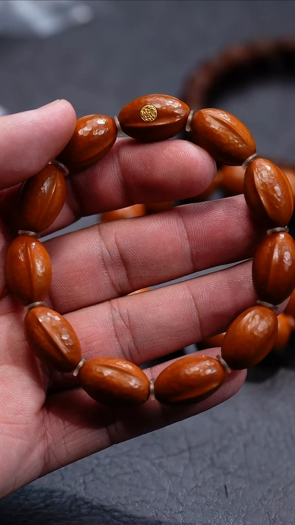手串/手链橄榄核1.2金标手工