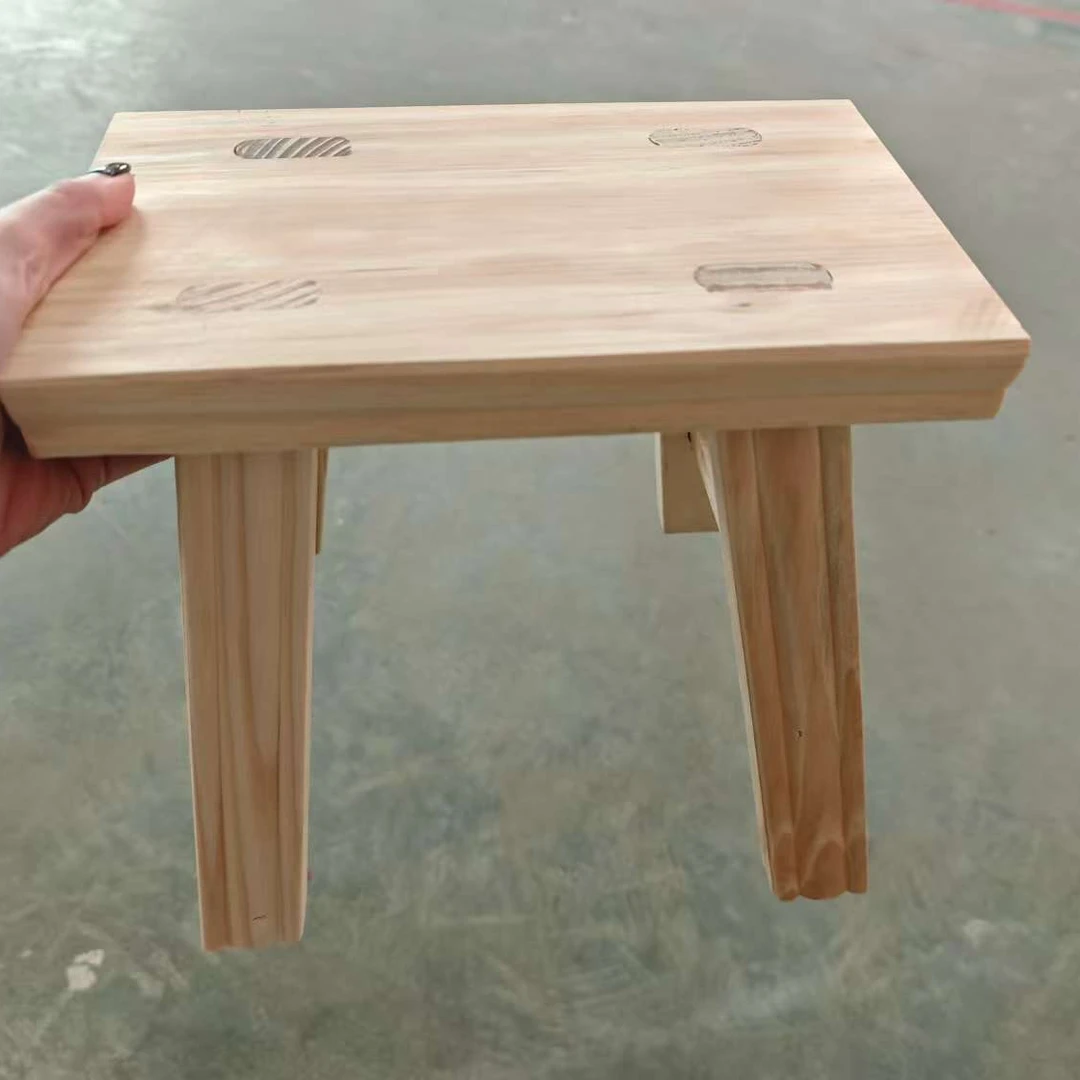 4个装小木凳 简易 新中式 原木色家用