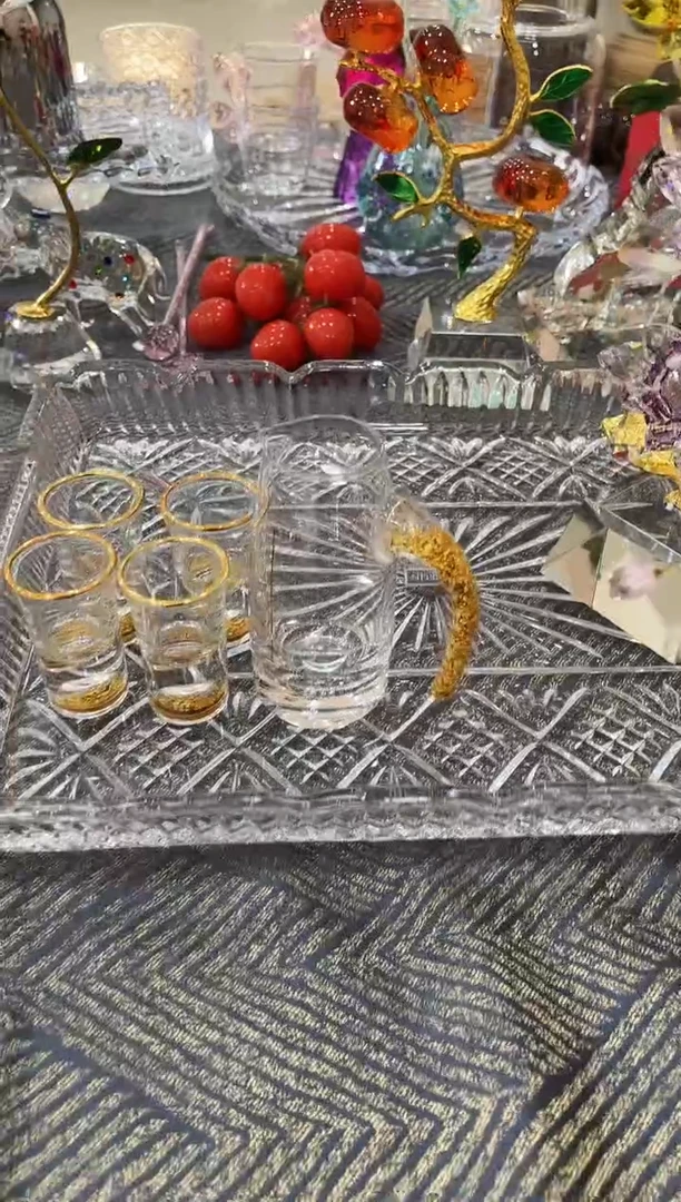 有机玻璃一壶四杯白酒