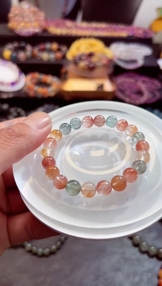 水晶手链未镶嵌水晶100