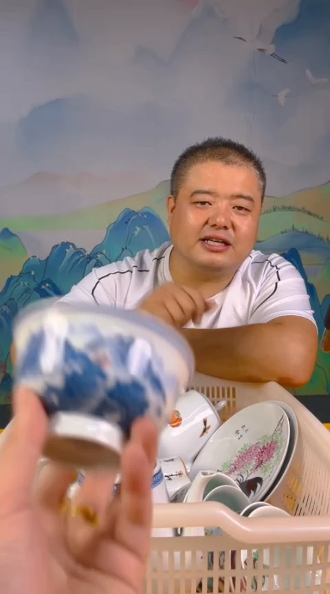 摆件景德镇陶瓷青花摆件20