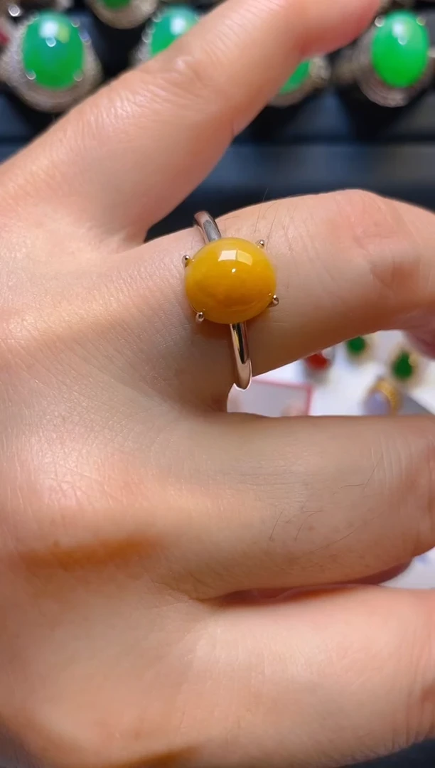 【闪购商品】翡翠耳饰银S925镶嵌天然A货翡翠1