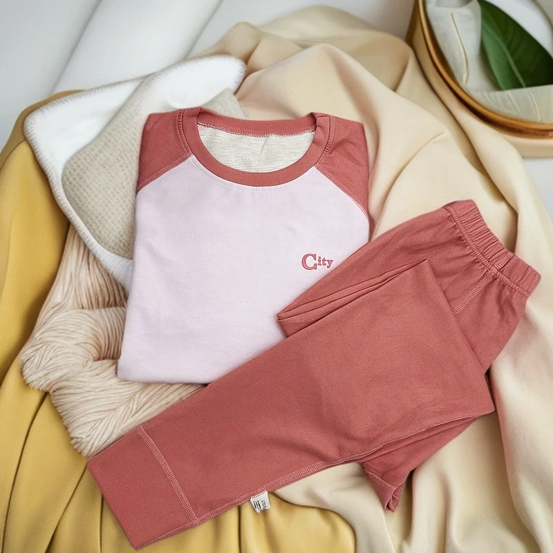 （320克）170-200中大童羊绒蚕丝内衣家居服新品