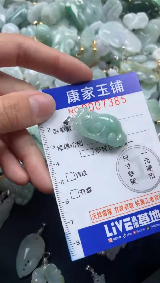 颈饰未镶嵌翡翠7385