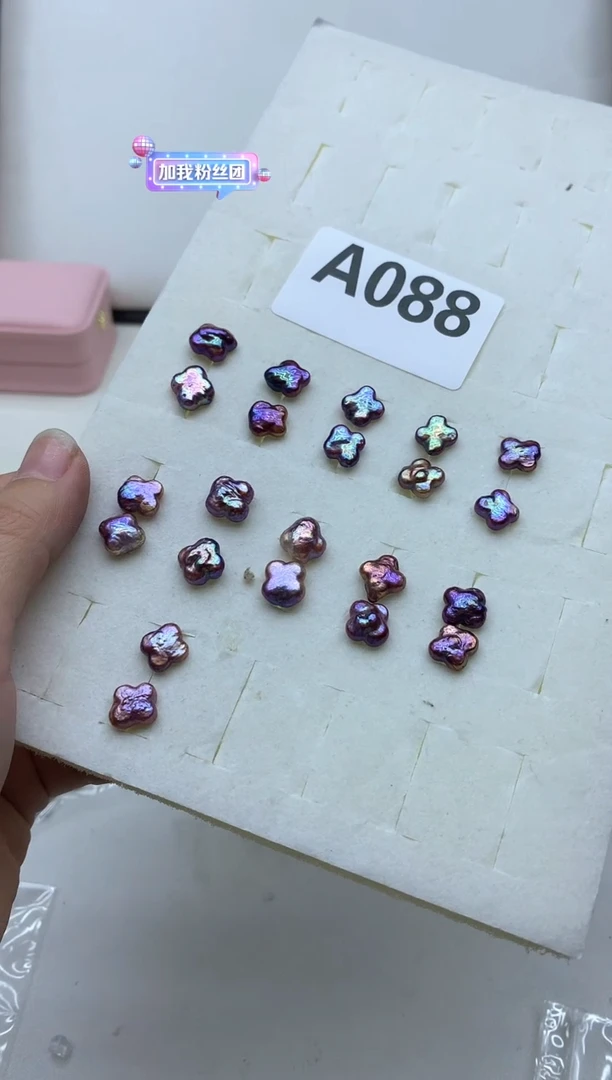 银S925镶嵌耳饰淡水珍珠多样性发其一