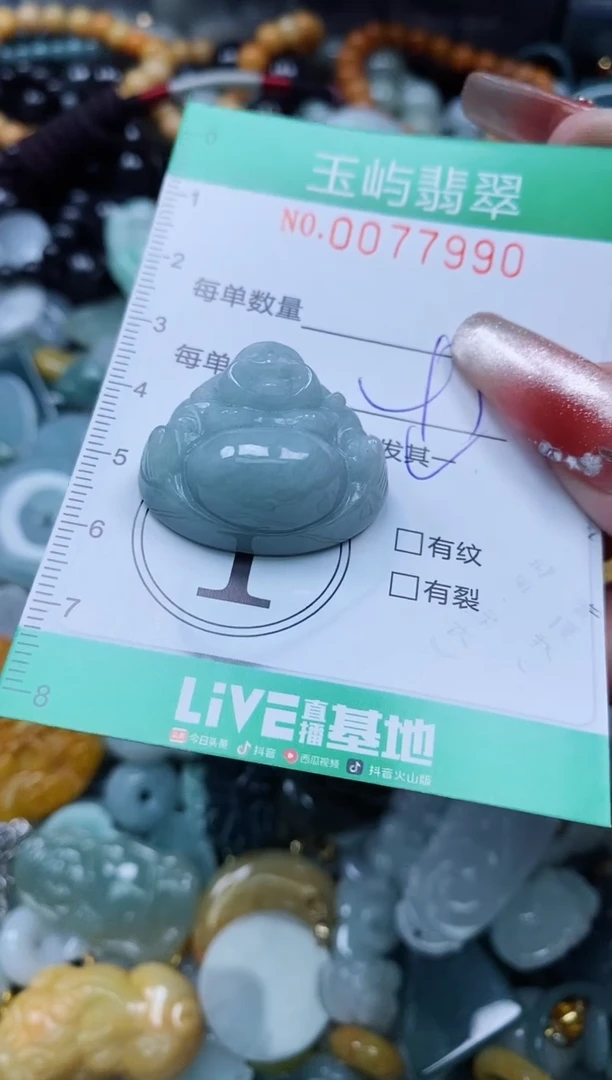 【闪购商品】翡翠颈饰未镶嵌闪购0077990多样性发其一