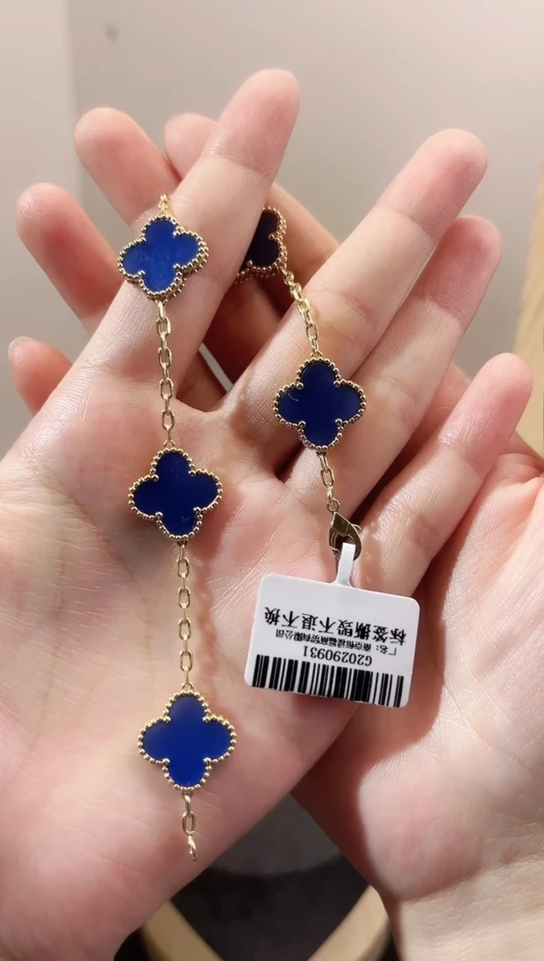 18K金镶嵌手链玛瑙/玉髓18K金镶嵌 K黄五花