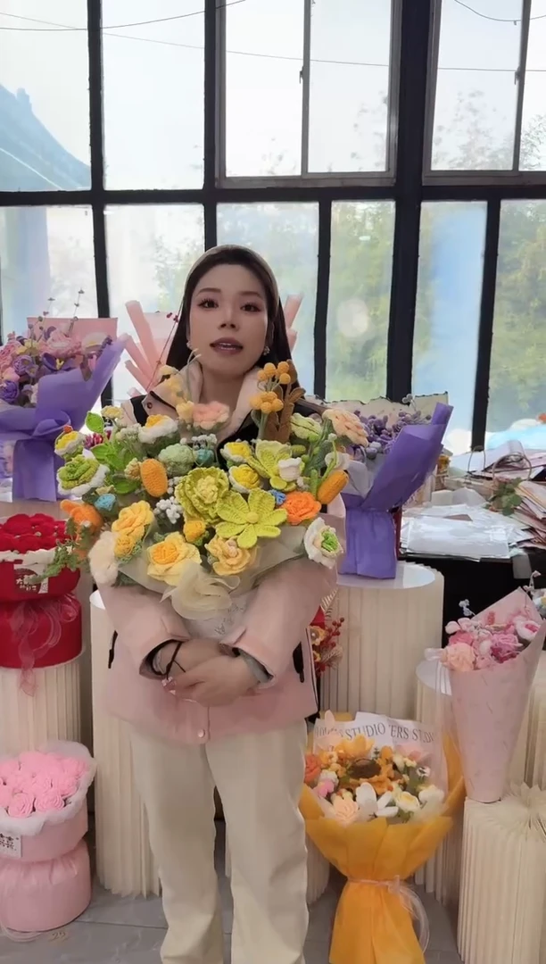 非遗手工定制花束，孤品清仓！