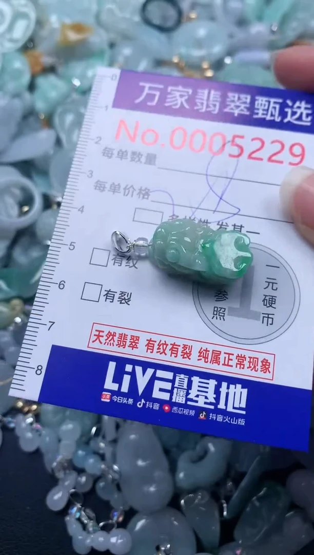 颈饰未镶嵌翡翠5229