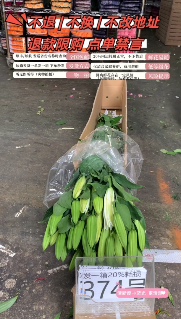 374号♥含20%耗损发一箱