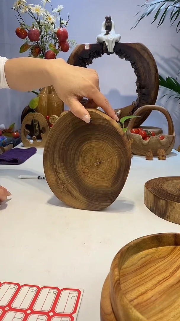 香樟木A2小圆墩墩干泡/尺寸