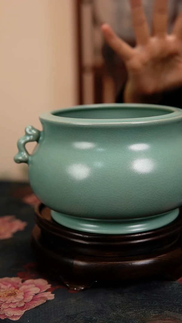 瓷片原产地原矿釉汝瓷