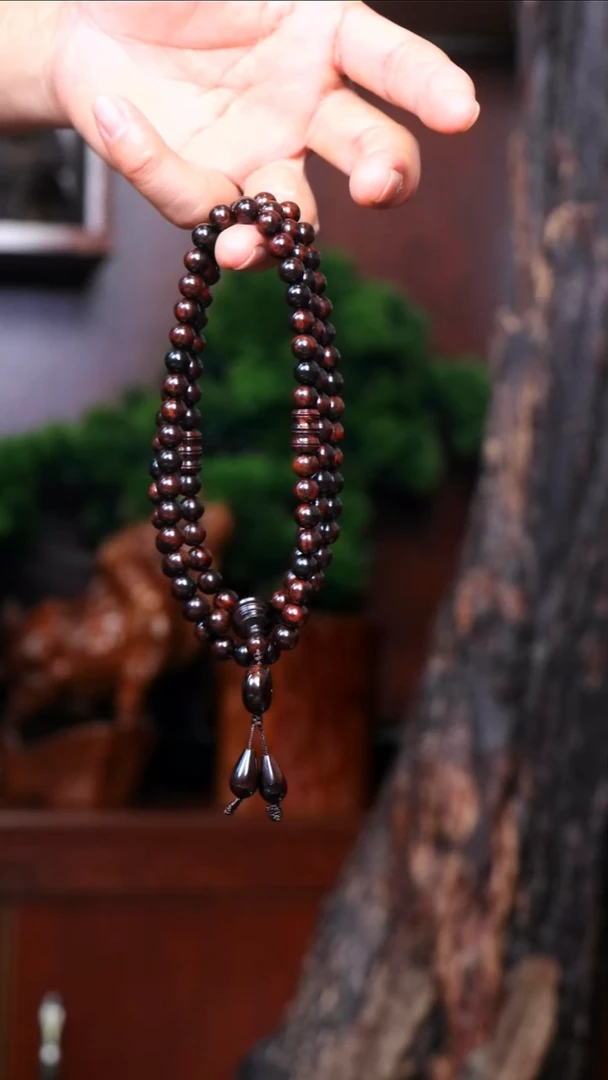 【闪购商品】黄花梨/降香黄檀手串/手链海南黄花梨0.8*108手串