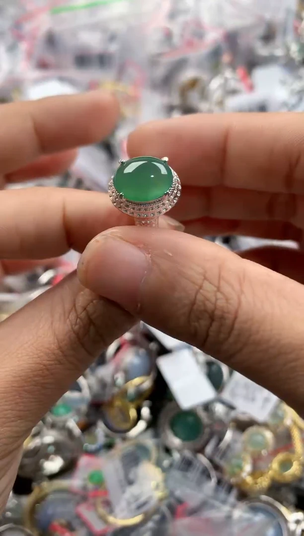 未镶嵌戒指翡翠333                 8