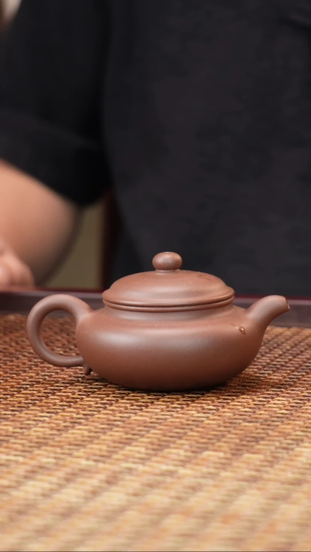 茶壶紫砂汀禾紫砂羊角山紫泥仿古