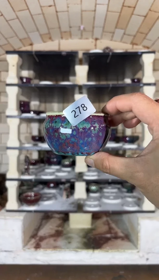 杯精品窑变钧瓷茶器