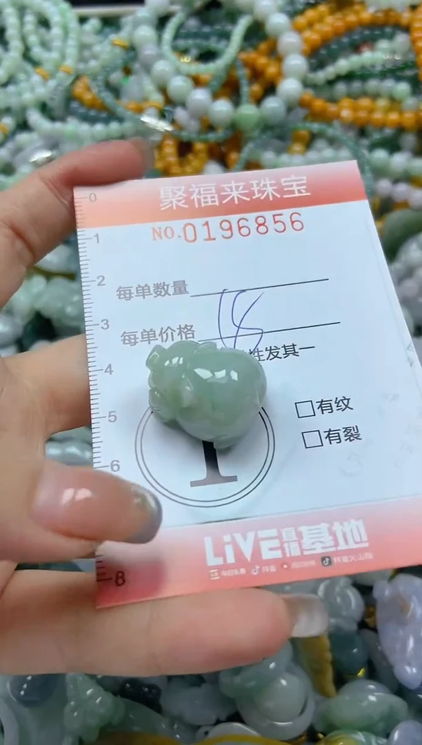 翡翠未镶嵌颈饰闪购0196856
