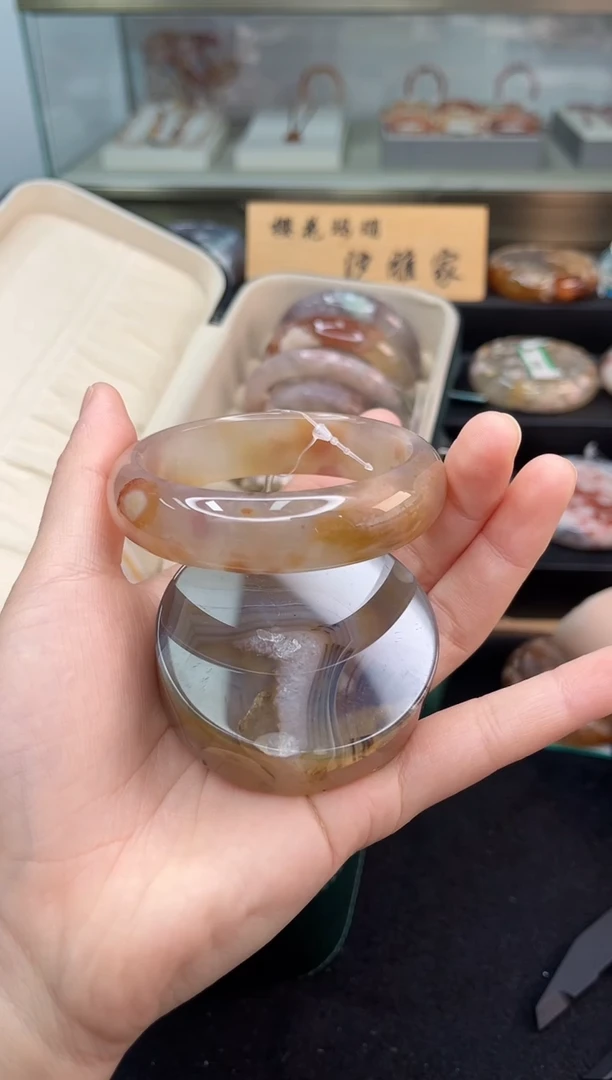 未镶嵌手镯石英质玉59圈口（赠品镯心）6009082